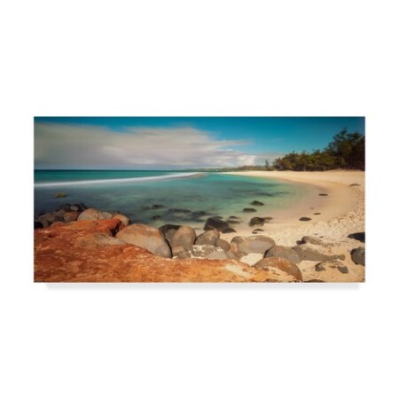 Trademark Fine Art Pierre Leclerc 'Baby Beach Maui' Canvas Art, 10x19 PL00367-C1019GG
